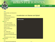 Tablet Screenshot of gewandmeisterei.com